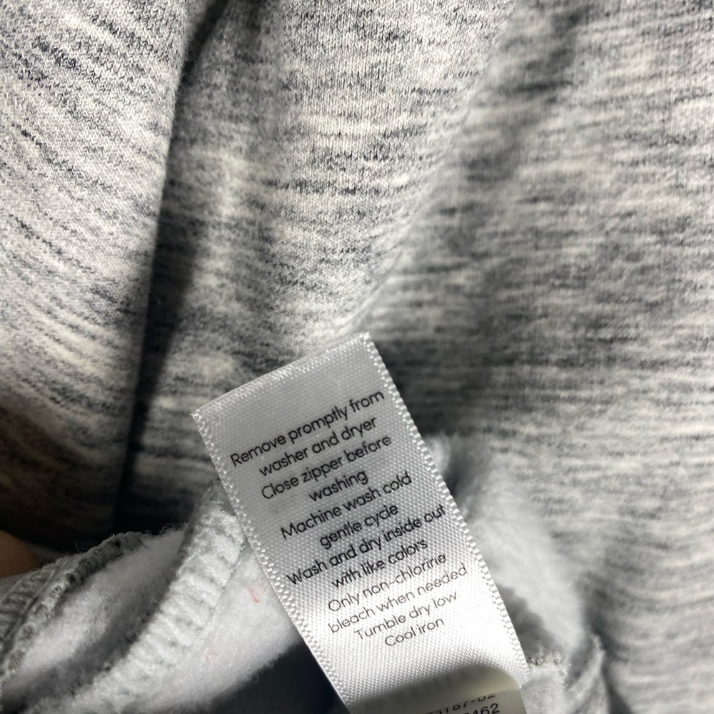 Athleta gray‎ jacket LARGE zip up - Picture 10 of 12